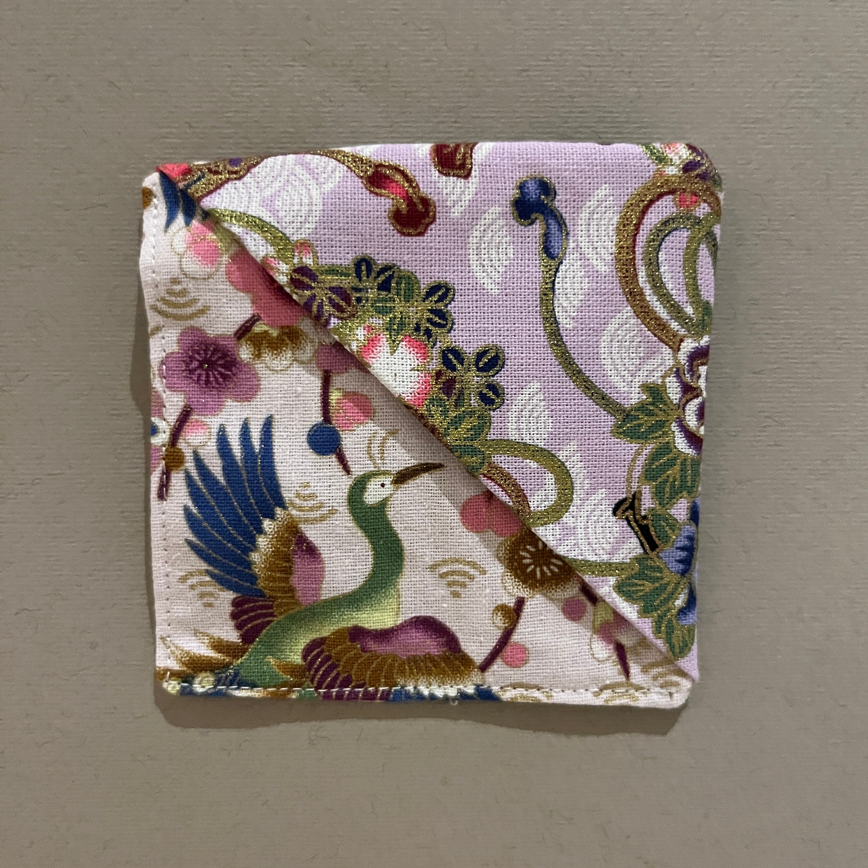 Pink Peacock Corner Bookmark